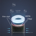 Smart Design H13 true Hepa filtro mini purificador de ar de íon negativo para desktop / carro / casa
